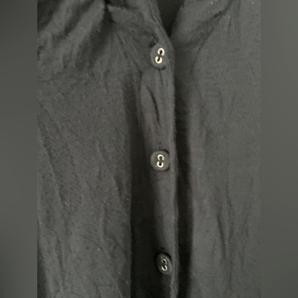 Awesome lightweight flowy dark navy cotton top - Picture 3 of 8